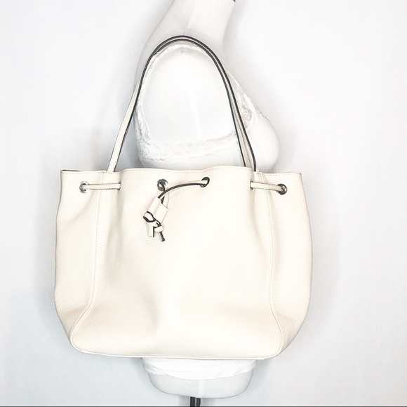 NWT Italian Lambskin Leather Bucket Bag - Picture 8 of 8